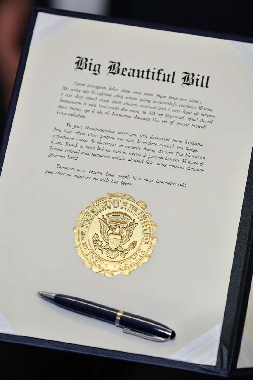 The "Big Beautiful Bill": 100% Bonus Depreciation and What It Means for You